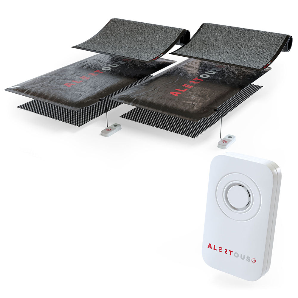 Double Exit Sensor Mat Alert for Elderly & Dementia Care - Nurse Call Equipment